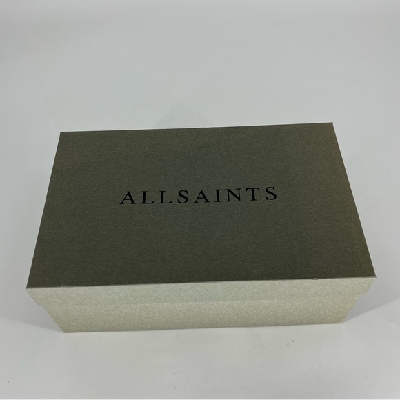 ALL SAINTS NEW LEX TRAINER TIE DYE BLUE WHITE COW LEATHER 41 43 - Picture 15 of 15